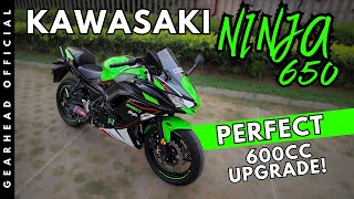 Kawasaki Ninja 650 2023  Ride Review  Best Middleweight Sports Cruiser in India kawasakininja650 [upl. by Aicirtam352]