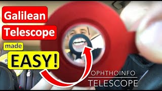 Galilean Telescope Optics  MADE EASY [upl. by Kory]