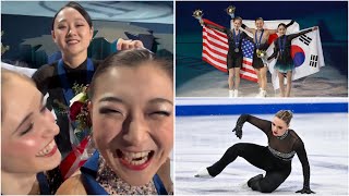 World Figure Skating Championships 2024 Comments by Sakamoto Levito Hendrix [upl. by Pittel]