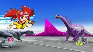 Dinosaur King 古代王者恐竜キング Saltasaurus X Super Ceratosaurus  Space Pirates Stage 3 [upl. by Nylarac]