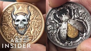 Coins Have Hidden Booby Traps And Secret Levers  Insider Art [upl. by Handel]