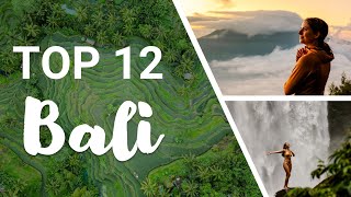 TOP 12 BALI  Die besten Sehenswürdigkeiten amp Orte für deine Reise [upl. by Iew]