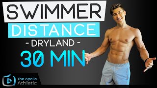 Endurance Workout For Distance Swimmers  No Equipment Dryland [upl. by Stevena]