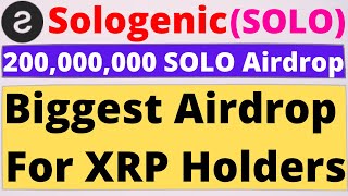 Dont Miss Biggest Airdrop Of Solo For XRP Holder Support By Binance And WazirX [upl. by Akiram411]