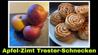 Apfelschnecken mit Zimt und Blätterteig  Apfel Trester Rezept  Selbstversorgung Äpfel [upl. by Ayitahs]