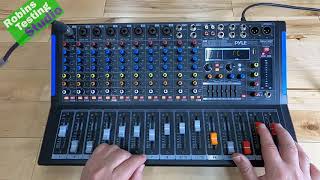 Full Introduction amp overview PMXU128BT 12ch Mixer w 8ch Mic inputs Bluetooth amp audio interface [upl. by Soutor833]