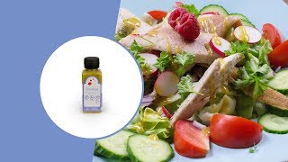 Vissalade met Mosterd Dille Dressing  Koolhydraatarm Recept  Protiplan [upl. by Neeruan101]