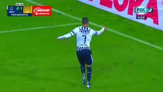 Gol de R Funes Mori  Monterrey 3  1 América  LIGA Bancomer MX  Clausura 2019  Jornada 4 [upl. by Garbe]