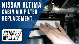 How to Replace Cabin Air Filter 2022 Nissan Altima  AQ1290 [upl. by Teador]