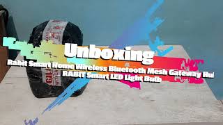 Unboxing RABIT Smart LED Light Bulb [upl. by Valleau]