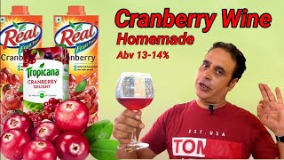 Cranberry Wine  How To Make Cranberry Wine At Home [upl. by Diva]