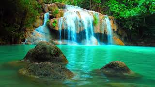 relaxing sleep music for babies with Waterfall sounds Nature Sounds [upl. by Samtsirhc]