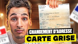 Comment changer l’adresse de sa carte grise en ligne  En 2 minutes ⏰ [upl. by Apgar590]