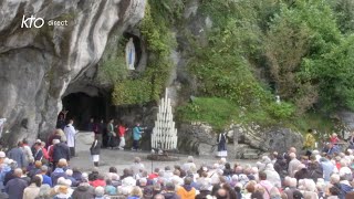 Chapelet du 12 septembre 2024 à Lourdes [upl. by Loginov]