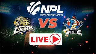 LIVE LUMBINI LIONS vs POKHARA AVENGERS  Nepal Premier League 2024  TU Cricket Ground npl [upl. by Eanahs]