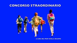 CONCORSO STRAORDINARIO [upl. by Mansur]