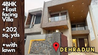 4bhk Villa for sale in Dehradun with pooja room lawn  Houses in Hill [upl. by Charlie]