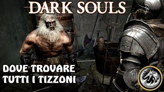 Dove trovare tutti i Tizzoni  Dark Souls  Guida ITA [upl. by Haraz]