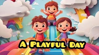 A PLAYFUL DAY stories cartoon viralvideo cuteentertainment disney [upl. by Svirad]