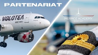 Partenariat VOLOTEA  MERMOZ ACADEMY [upl. by Julio]