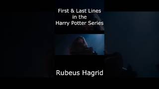 Rubeus Hagrid  First amp Last Lines shorts [upl. by Teews179]