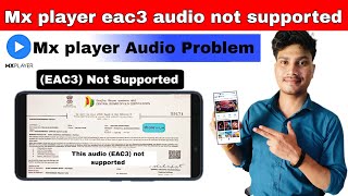 mx player eac3 audio not supported  this audio format eac3 is not supported mx player  aio 1870 [upl. by Henden]