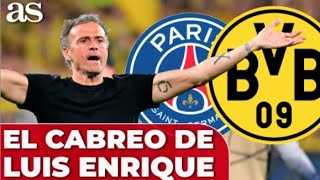 LUIS ENRIQUE responde cuando EL CHIRINGUITO le intenta TROLEAR  PSG  DORTMUND [upl. by Ahsinehs]