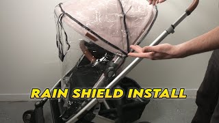 UPPAbaby Cruz amp Vista Rain Shield Installation [upl. by Alver]