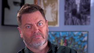 Dont Talk PSA  Nick Offerman Parks amp Recreation HEARTS BEAT LOUD [upl. by Atsed97]