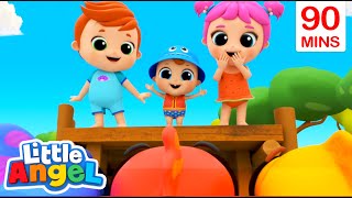 Hello Little Fishies  90 Minutes of Fun Sing Along Songs by Little Angel Playtime [upl. by Areem720]