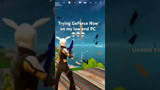 Day 1 on GeForce now fortnite fortniteclips [upl. by Fink904]