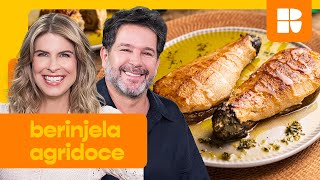 Berinjela assada com molho de tahine e mel  Rita Lobo  Cozinha Prática Verão [upl. by Jesus]