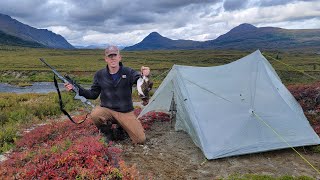 3 Days Camping amp Foraging in Arctic  Fishing Hunting amp Edible Plants [upl. by Kcerb139]