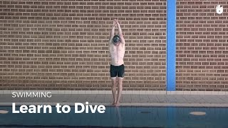 How to Dive into a Swimming Pool  Front Crawl [upl. by Mor]