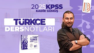 31 KPSS Türkçe  Noktalama İşaretleri 3  Kadir GÜMÜŞ  2025 [upl. by Noryk]