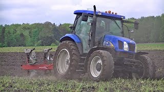 Ploughing  New Holland TS100A  Kverneland  Lieren  Ploegen  NL 2018 [upl. by Aleacim305]