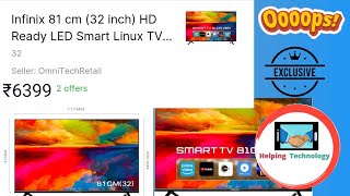 Unboxing Infinix 81 cm 32 inch HD Ready LED Smart Linux TV 2024 Edition 32Y1S [upl. by Daugherty608]