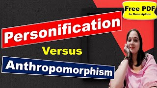 Personification vs Anthropomorphism  personification figure of speech [upl. by Elora]