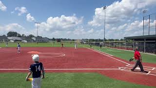 Isaac Burnett line drive double 14U July 6 2024 [upl. by Adolf]