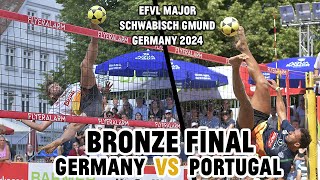 EFVL Major Gmund 2024 Mens Bronze Final Germany vs Portugal [upl. by Maddock]