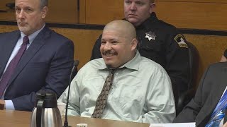 Copkilling suspect has chilling courtroom outburst [upl. by Llevart95]