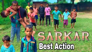 Sarkar movie scene  Best action Spoof  Vijay latest movies  Bangla films  Hafij Khan Action [upl. by Phillie]