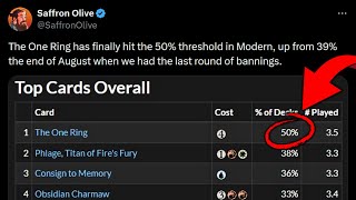 The One Ring Is Played In 50 Of All Modern Decks  Is It Too Powerful or Too Expensive [upl. by Main]