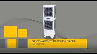 Funcionamento da bomba de água do climatizador Roto 50 [upl. by Arabela383]