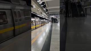 Delhi metro🚝 🥵😱delhi noida love shorts youtubeshorts viralshorts trendingshorts subscribe [upl. by Haman]