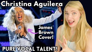 Vocal Coach Reacts CHRISTINA AGUILERA Its A Mans Mans Mans World Grammys Performance [upl. by Eiryk479]