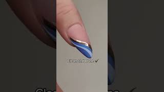 Shimmering Ombré Nail art tutorial 🤞🤩 shorts nailart [upl. by Adlesirc575]