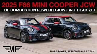 World Premier 2025 F66 MINI Cooper JCW  More Performance New Tech amp Petrol Powered [upl. by Ailyn987]