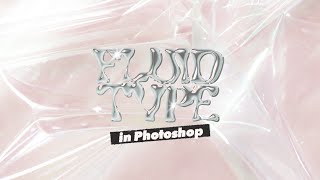 Liquid Chrome Text Effect in Adobe Photoshop [upl. by Katee]