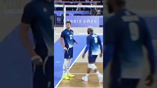 Perfect pass by Trevor Clevenot 😬 volleyball volleyballplayer francevolleyball [upl. by Jecho]